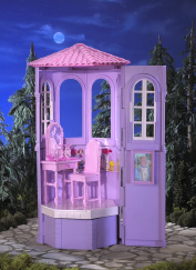 rapunzel barbie castle