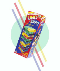UNO Stacko Game Mattel 2002 Complete 43535 for sale online 