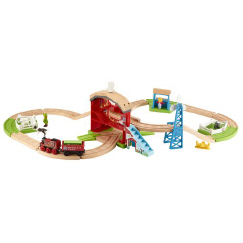 thomas and friends wood family farm set