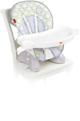 Fisher price space 2025 saver high chair instructions