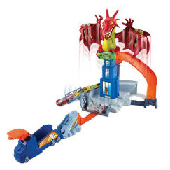 Hot Wheels Defeat the Track Dragon with Dragon Mattel DWL04