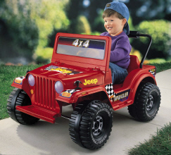 Red Power Wheels Jeep Wrangler 