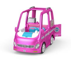 ride in barbie camper