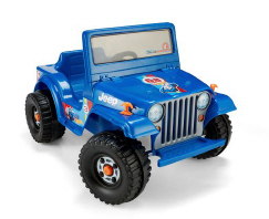 power wheels blue jeep