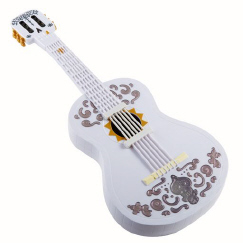 Details about   Disney Pixar Coco  Interactive Guitar 8 Chords Miguel Mattel Toy White Lights Up 
