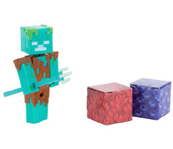 Minecraft hot sale drowned figure