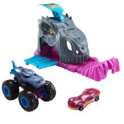 Hot Wheels Monster Trucks Explosive Garage Playset - Playpolis