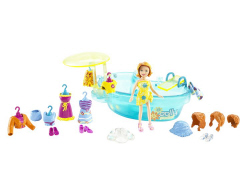 polly pocket pool party playset