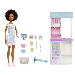Barbie® Ice Cream Shop Playset (HCN47)