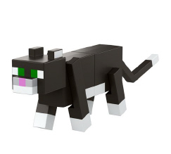 Minecraft cat hot sale figure