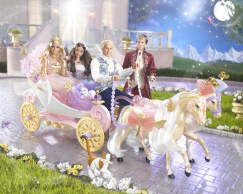 barbie princess and the pauper royal kingdom carriage