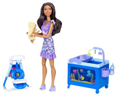 Barbie I Can Be Babysitter Playset AA BBD79