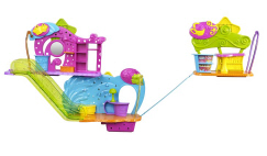 Polly Pocket Wall Party Polly Plaza Mall Playset Set Safe for Wall Play HTF