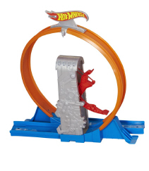 hot wheels track builder launcher rubber band