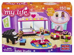 Mega Bloks (メガブロック) Barbie Ballet Studio Mega Bloks Barbie Build 'n Play Ballet Studio - CXP28