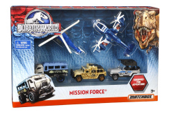 Matchbox Jurassic Park World Toy - Mission Force Vehicle 5 Pack