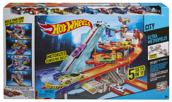 Hot Wheels City Speedy Pizza Pick-Up Track Set 