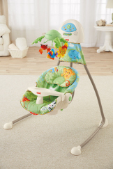 Fisher price rainforest 2025 cradle swing recall