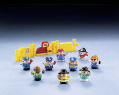 Details about   Fisher Price Little People Community Helper 11 Figure Set Police Military Artist