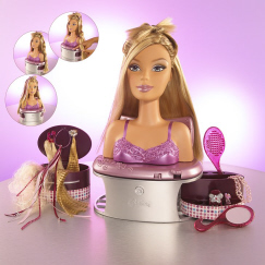 Mattel Barbie Fashion Fever Grow 'N Style Styling Head - Caucasian