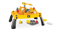 Mega bloks caterpillar table shop construction site