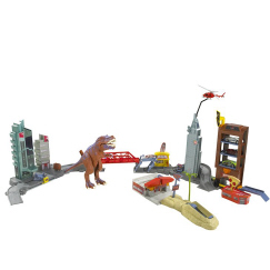 Hot wheels cheap t rex playset