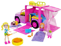 Veículo e Boneca - Polly Pocket - Van de Camping - Mattel - Ri Happy