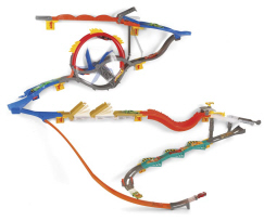 Hot wheels spinning loop wall track online