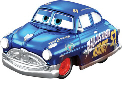 Disney Pixar Cars Mini Racers Metallic Doc