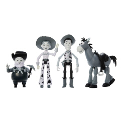 Disney and Pixar Toy Story Black & White Woody's Roundup Pack